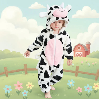 Cozy & Snuggly Animal Baby Romper