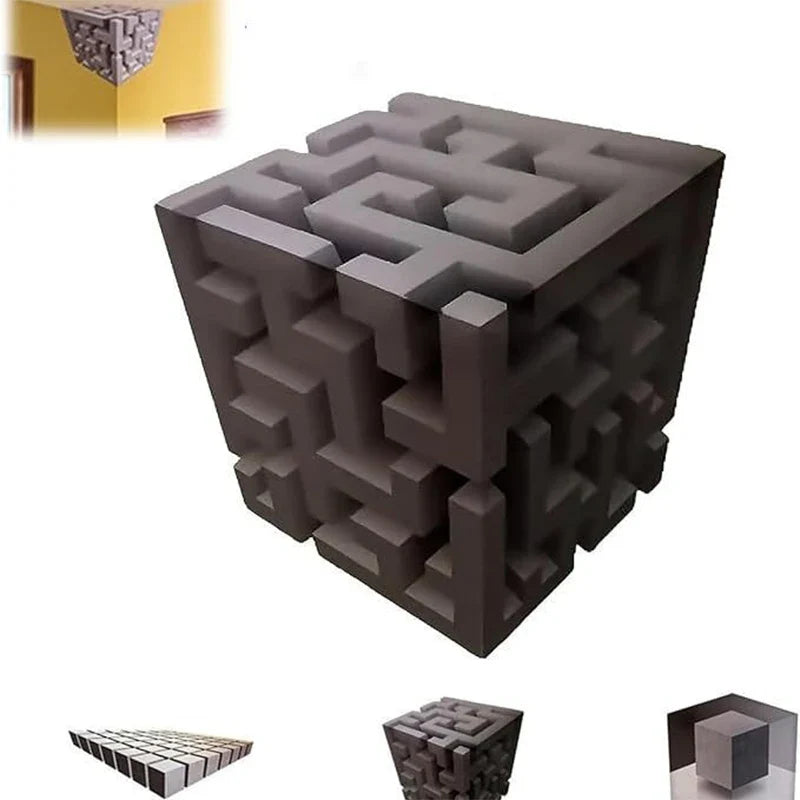 Impossible Corners Wall Art Corner Sticker 3D Mural Reality Creative Wall Art Stickers Modern Home Office Dormitory Decoration
