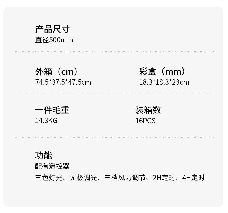 Intelligent ceiling light electric fan light Kitchen high wind power Silent Easy to clean e27 Screw Fan Light Restaurant Fan Eye