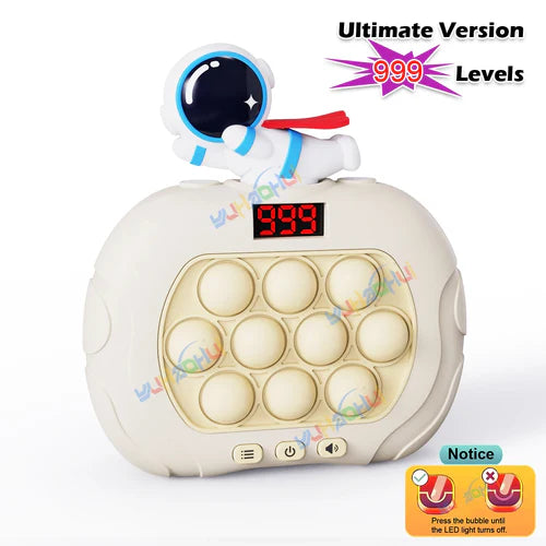 999 Level Electronic Pop Push Quick Push Game Console with LED Display - MEACAOFG
