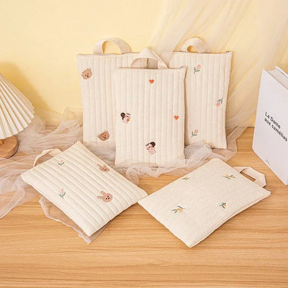 Cotton Diaper Storage Bag