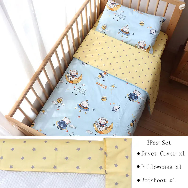 Baby Bed - Black Star Fitted product view