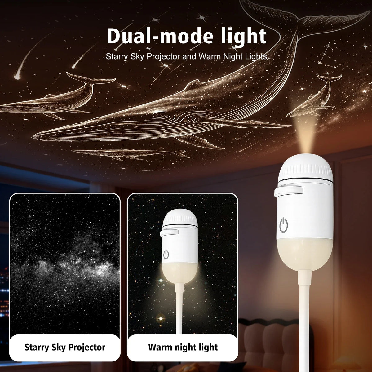 USB Ambient Light Large Range Projection - 3 Slide product view