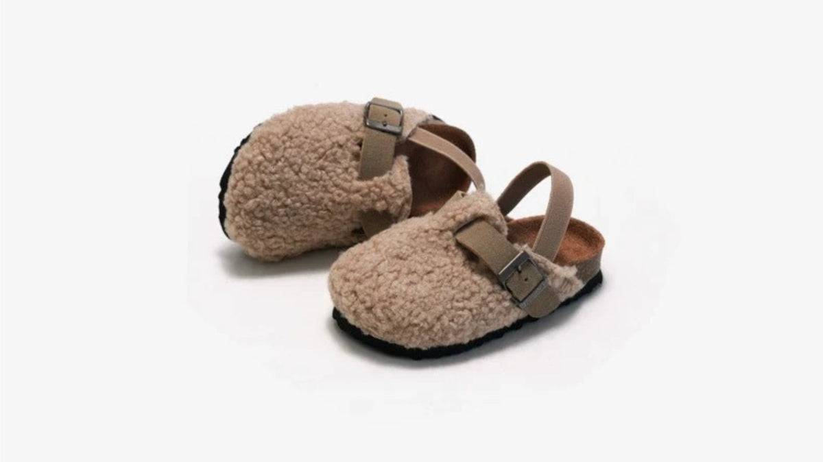 Unisex Kids' Wool Slip-On Moccasins