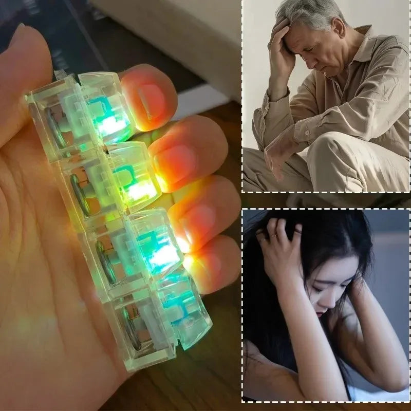 New Stress Anxiety Relief Keyboard Keychain Four Finger Button for Office Home Adults Kid Decompression Clicker Hot Gadget Gifts