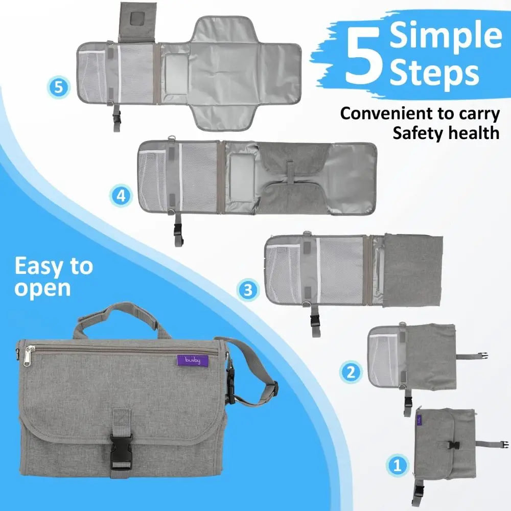 2 in 1 Portable Diaper Changing Pad