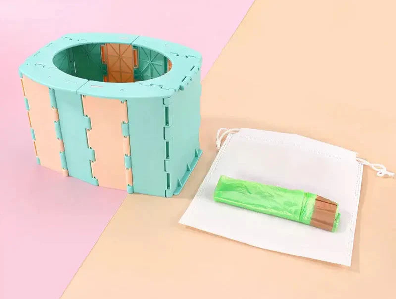 TidyTrek™ Foldable Travel Potty Chair