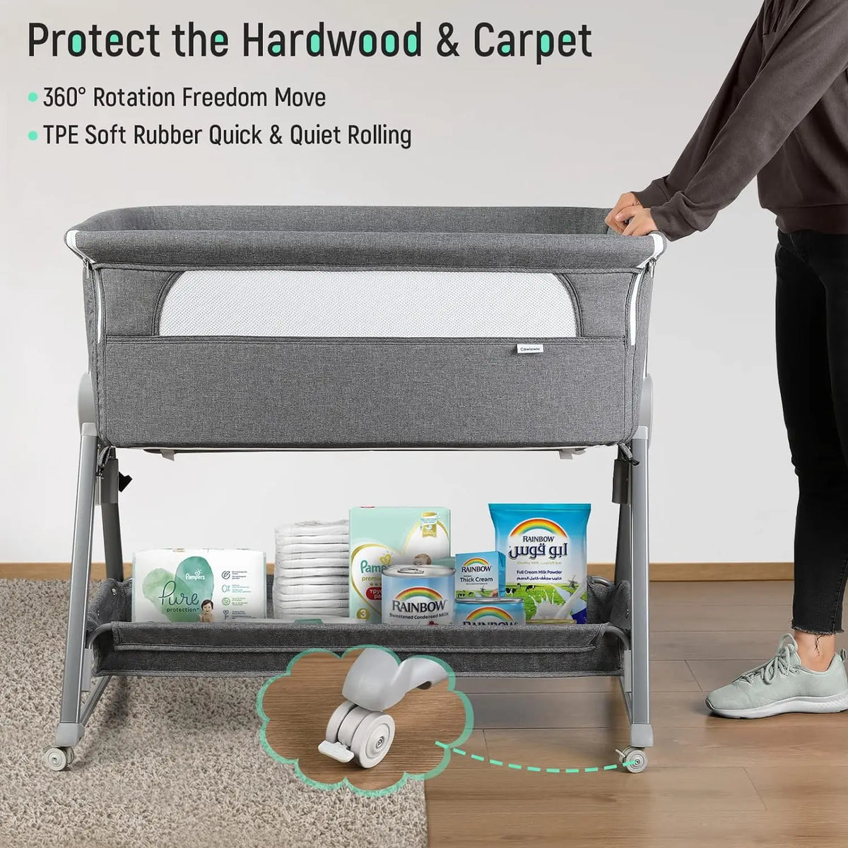 Foldable Baby Crib product detail