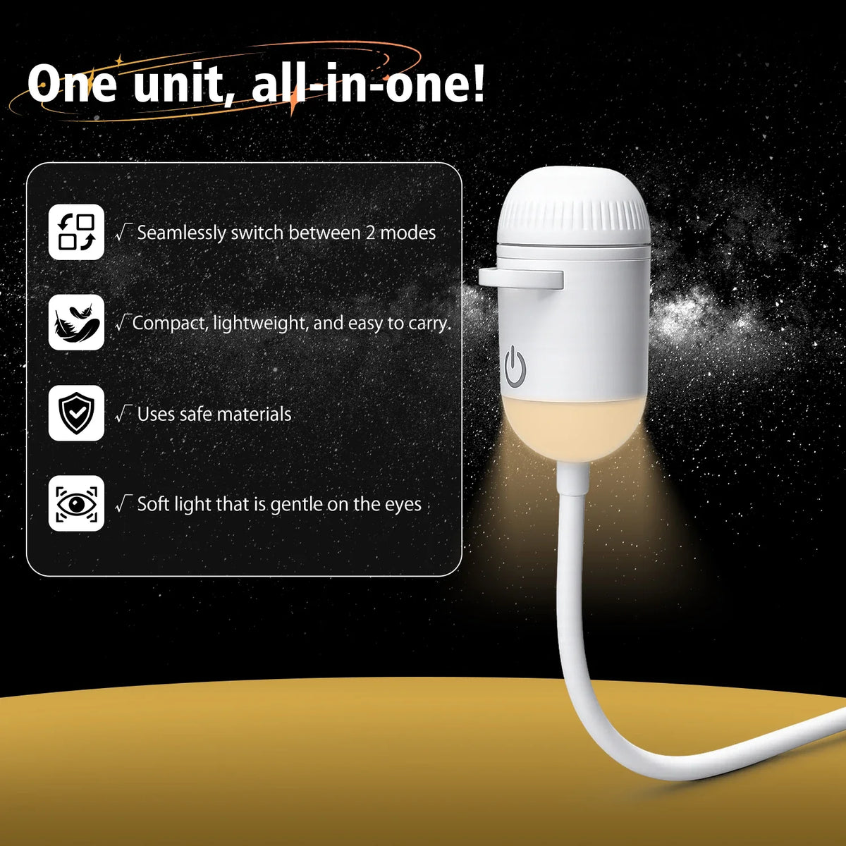 USB Ambient Light Large Range Projection - 6 Slide product view