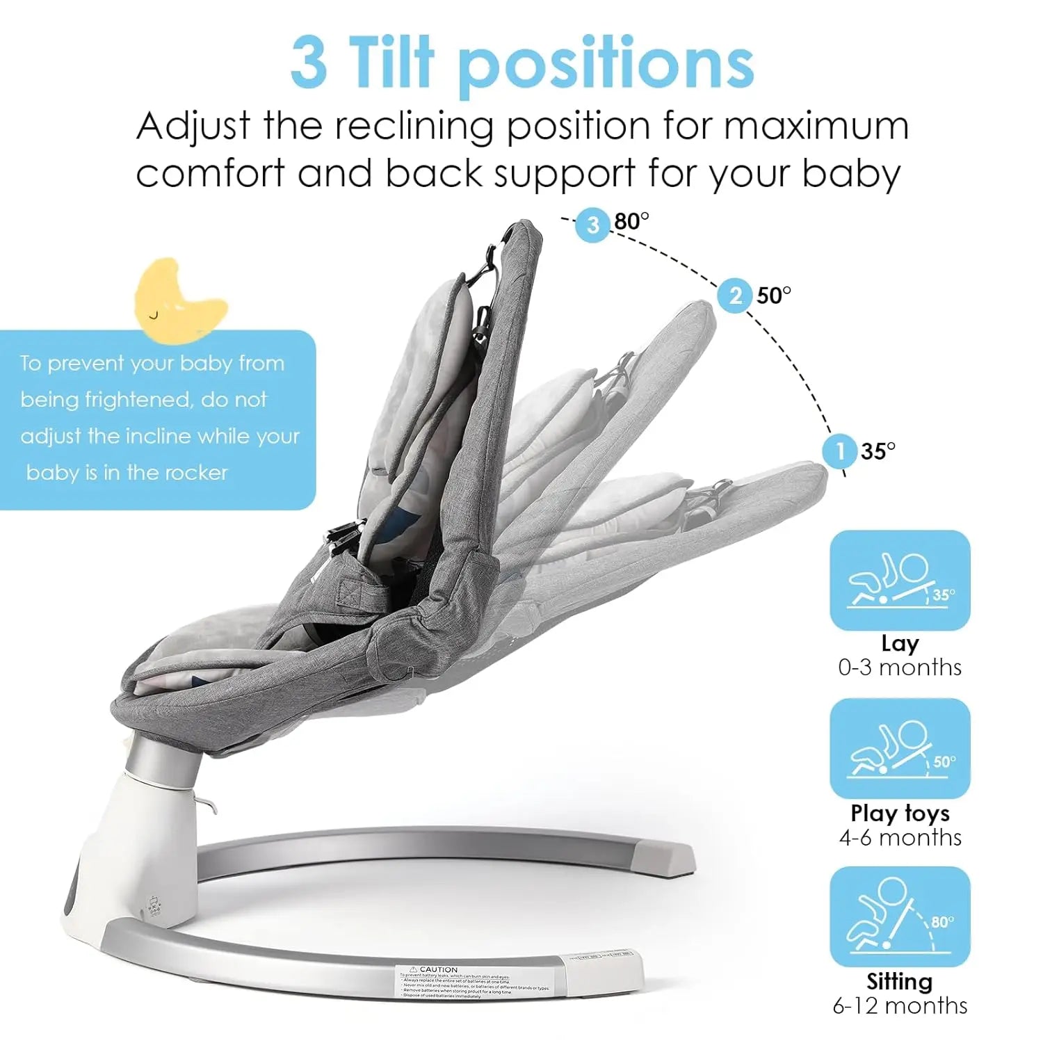 Electric Baby Rocker with Bluetooth