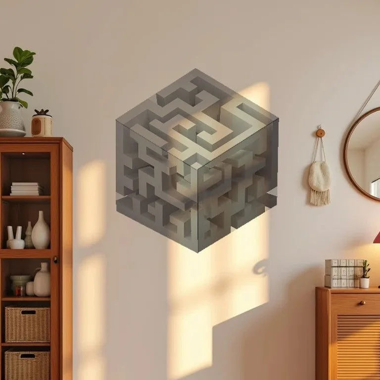 Impossible Corners Wall Art Corner Sticker 3D Mural Reality Creative Wall Art Stickers Modern Home Office Dormitory Decoration