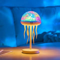 Jellyfishes Ocean Waves Projector Light With Remote USB Powered 7 Color Ripple Projector Jellyfish Night Light For Kids Bedroom