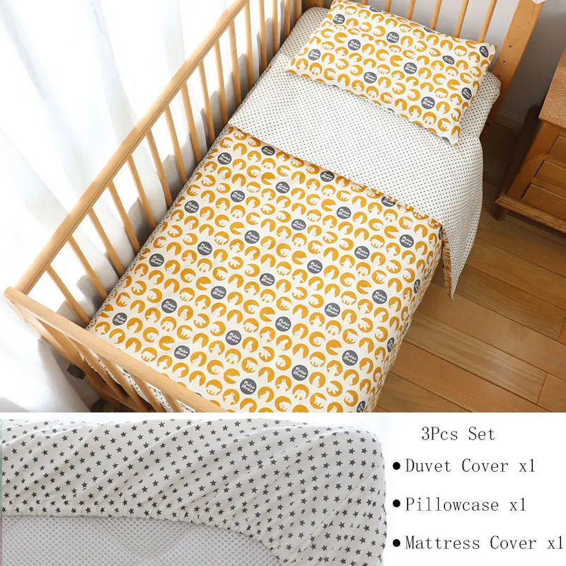 Baby Bed - YellowBear 3 Fitted product view