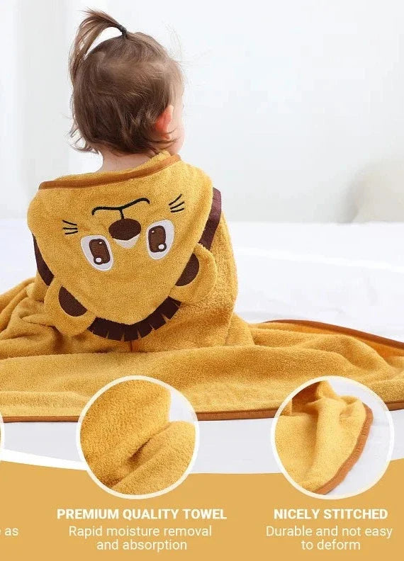 CuddleWrap™ Hooded Baby Towel – Ultra-Soft Bamboo