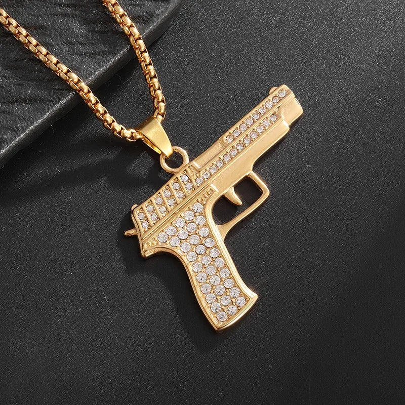 Exquisite Creative Bubble Letter Xo Inlaid White Zircon Pendant Necklace Men\\'s Fashion Casual Party Jewelry Holiday Gifts