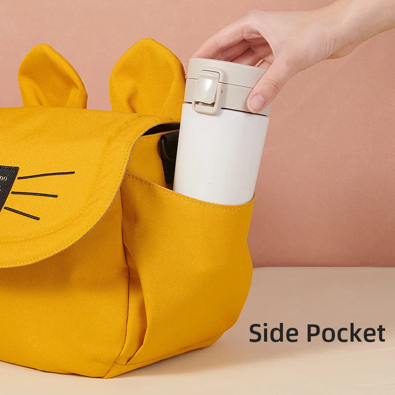 Large Capacity Cute Cat Diaper Bag