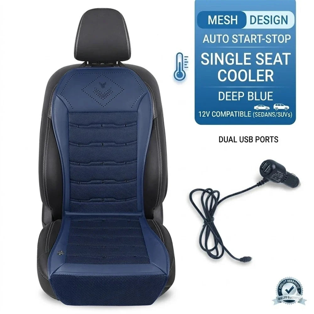Ventilated Sheet 12v Car Seat Cover Vehicle Summer Cushion Smart Auto Start/Stop Universal Cooling Car Seat Ventilation Sheet
