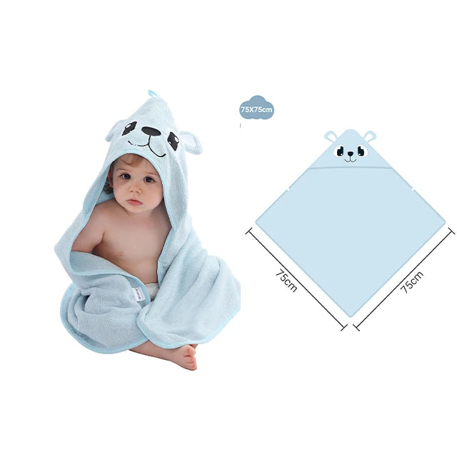 CuddleWrap™ Hooded Baby Towel – Ultra-Soft Bamboo