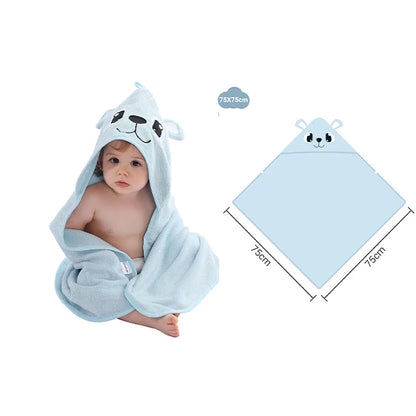 CuddleWrap™ Hooded Baby Towel – Ultra-Soft Bamboo