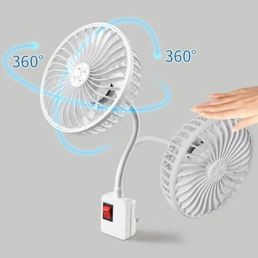 360 Rotatable Socket Fan Low Noise Energy Saving UK Plug Fan EU Plug with Safety Cover Wall Socket Fan for Kitchen Bathroom Dorm
