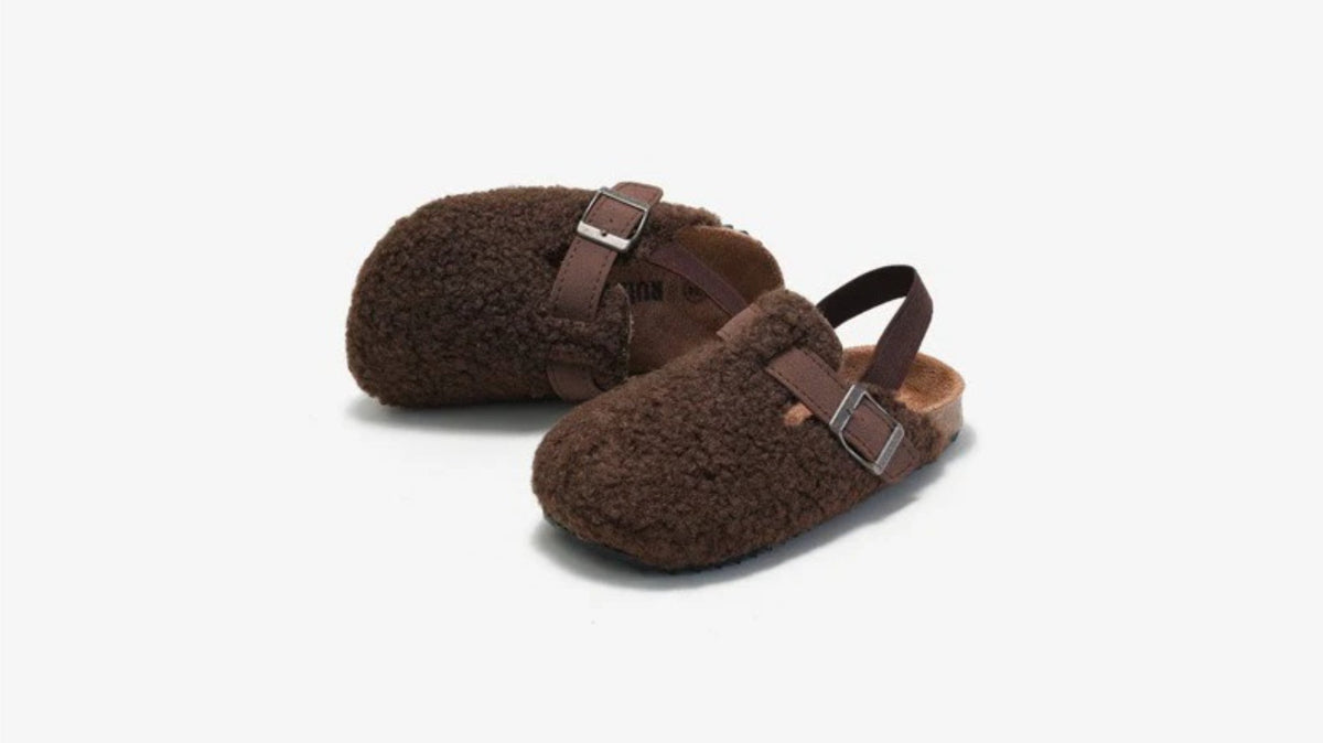Unisex Kids' Wool Slip-On Moccasins