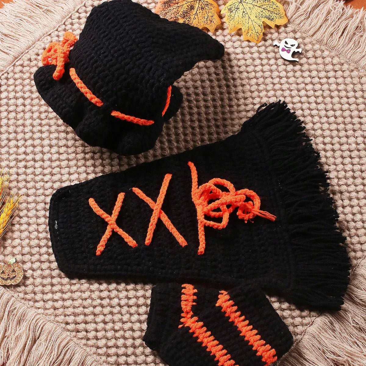 Handmade Newborn Crochet Wizard Photo Outfit