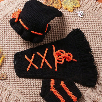 Handmade Newborn Crochet Wizard Photo Outfit