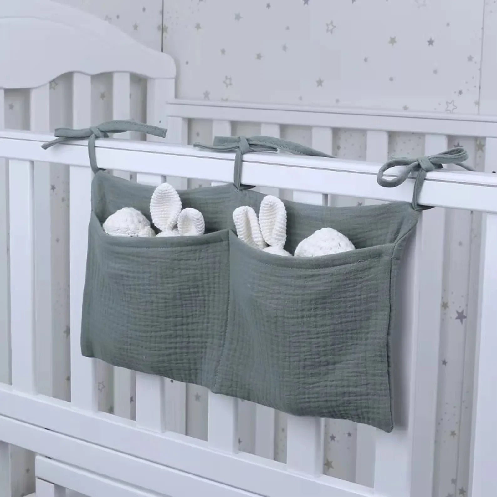 Premium Baby Crib Organizer for Effortless Nursery Storage