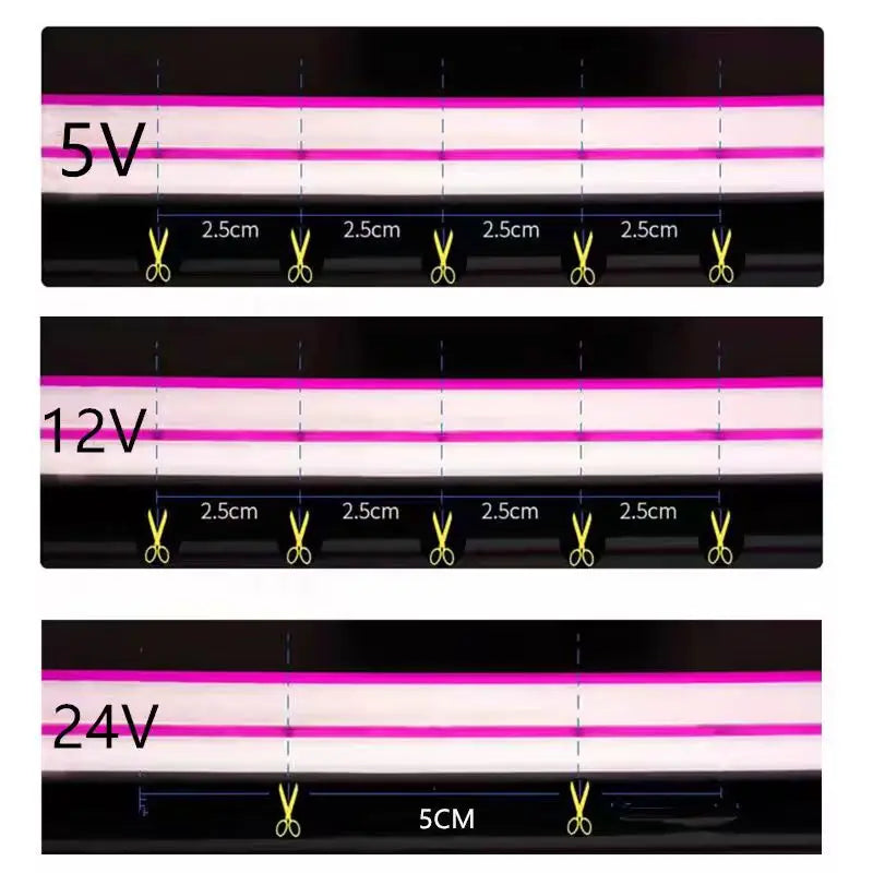 5V 12V 24V Led Neon Strip Light 6mm Narrow Rope Flex Tape Silicon Tube Bar Waterproof DIY Sign Red Green Blue Yellow Pink White