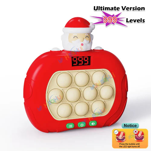 999 Level Electronic Pop Push Quick Push Game Console with LED Display - MEACAOFG