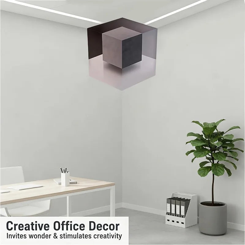 Impossible Corners Wall Art Corner Sticker 3D Mural Reality Creative Wall Art Stickers Modern Home Office Dormitory Decoration