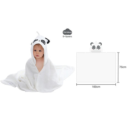 CuddleWrap™ Hooded Baby Towel – Ultra-Soft Bamboo