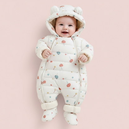 Baby Winter Warm Snowsuit with Matching Boots