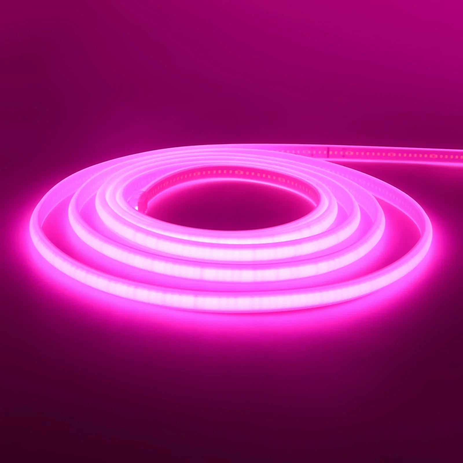 AC 220V COB Neon Light 288Leds/M White Red Ice Blue Pink Yellow Purple Green High Bright CRI RA90 Waterproof Ribbon LED Strip