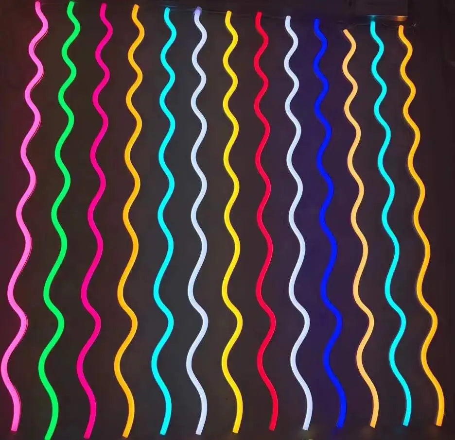 5V 12V 24V Led Neon Strip Light 6mm Narrow Rope Flex Tape Silicon Tube Bar Waterproof DIY Sign Red Green Blue Yellow Pink White