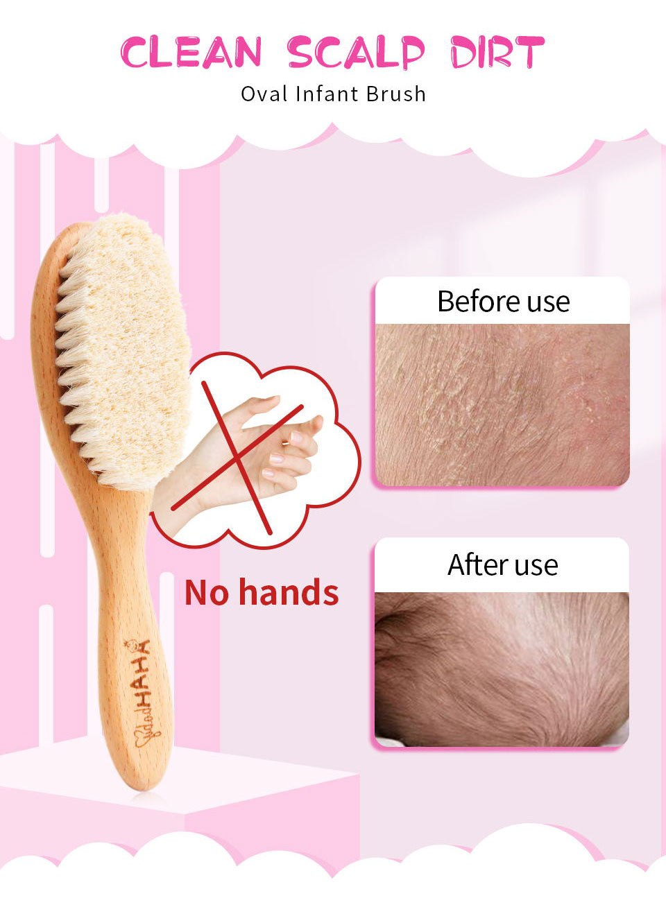 Wooden Baby Comb product detail