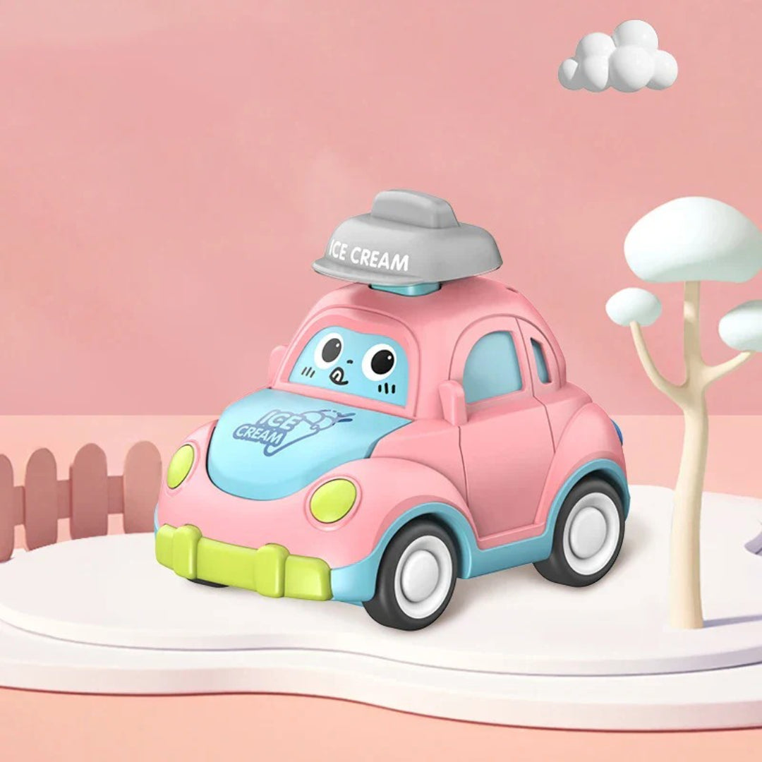 Collection of Autonomous Cars with Automatic Bump-and-Go Functionality