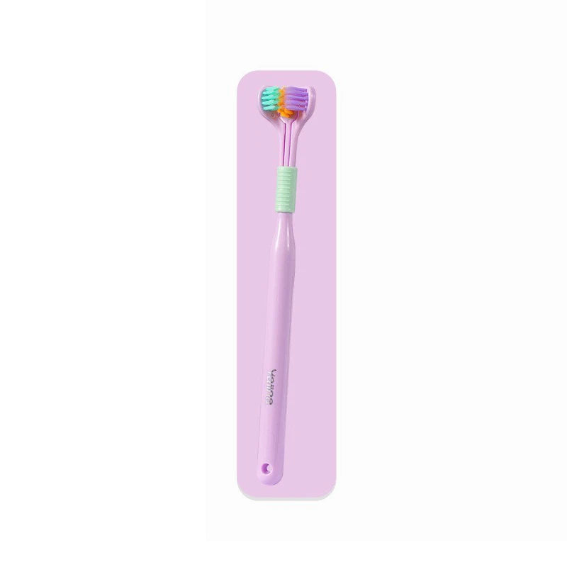 Children S 3D U-Shaped Toothbrush - blue product view