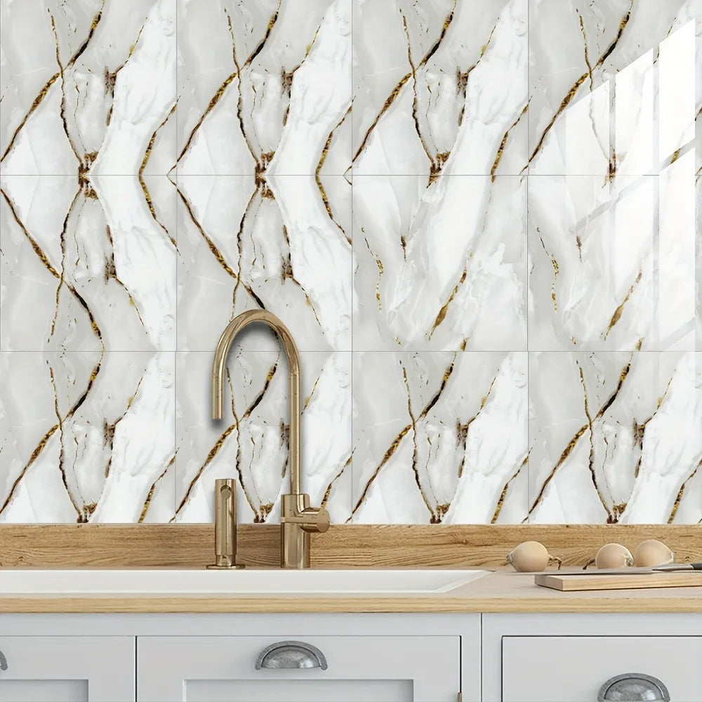 Peel Stick Backsplash Waterproof Washroom Wall - 104 10pcs product view