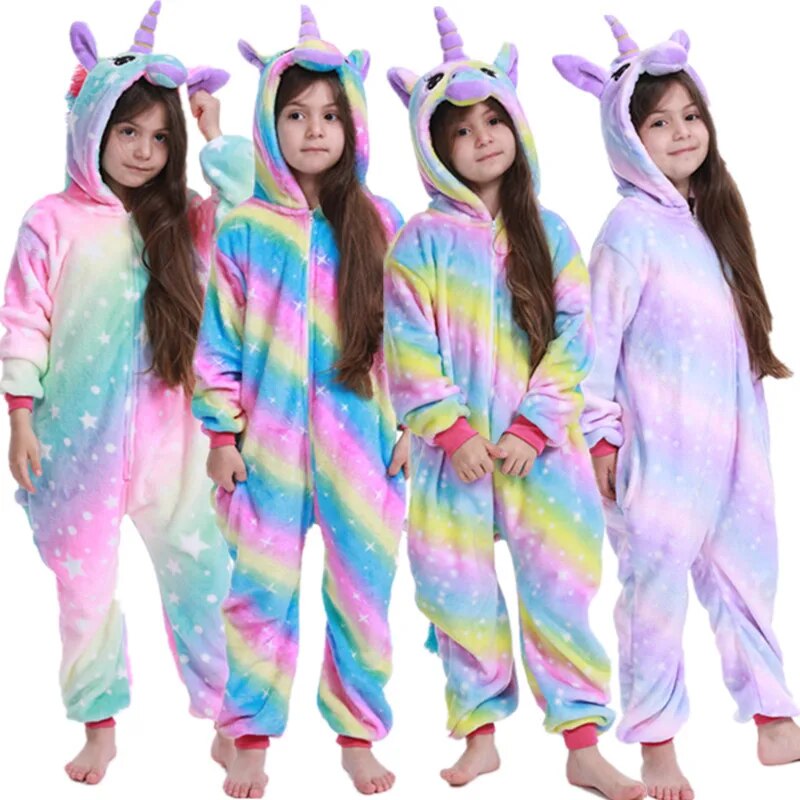 Unicorn Hooded Pajama