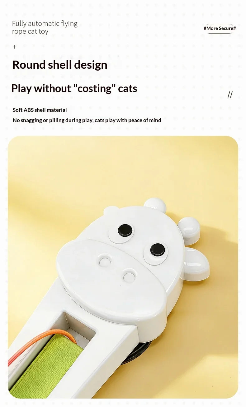 Fully automatic giraffe cat teasing machine, automatically tightens and throws ropes, allowing cats to relax and relieve boredom
