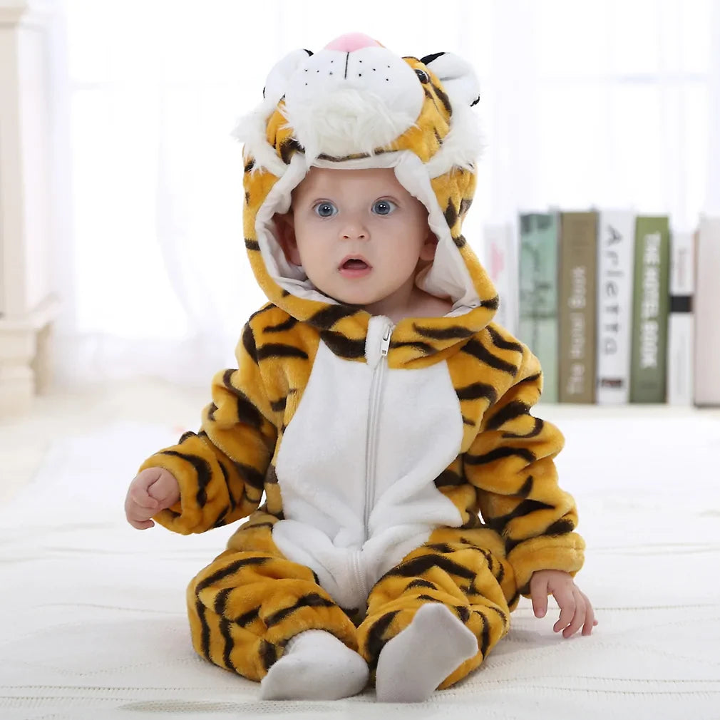 Cozy & Snuggly Animal Baby Romper