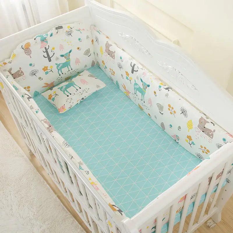 Baby Bed - Dinosaur Blue for 120x65cm bed product view