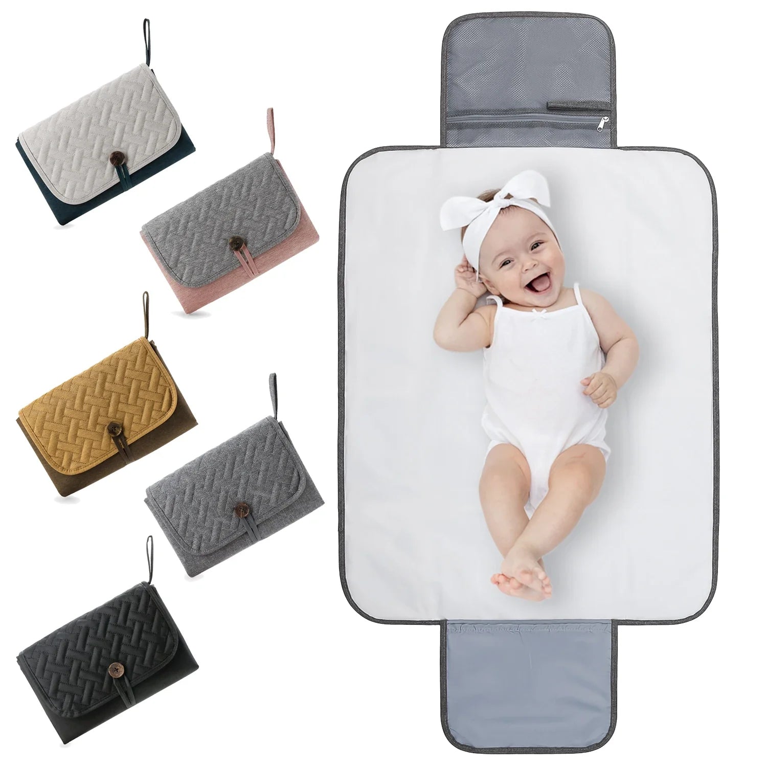 TravelMate™  Foldable Changing Pad – Waterproof & Portable