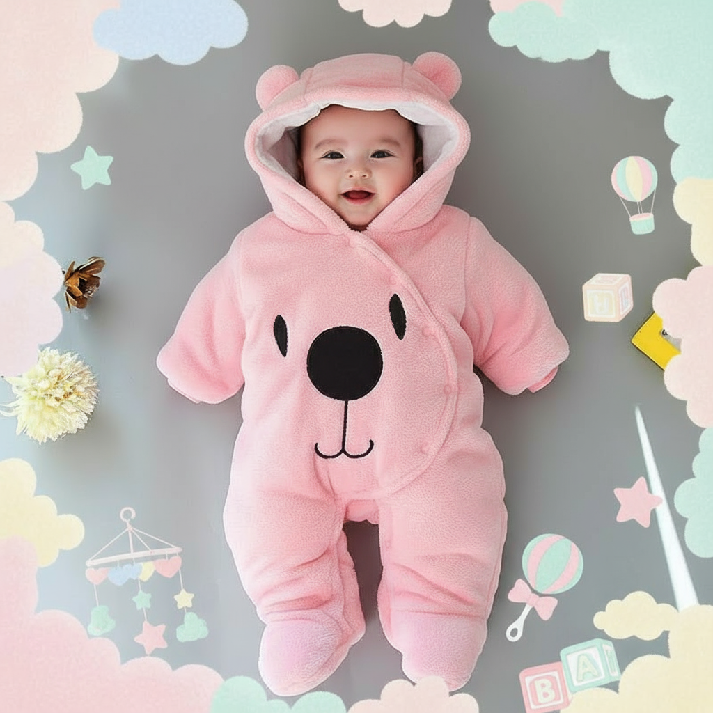 Disney Winnie-the-Pooh Cozy Winter Jumpsuit for Babies & Toddlers