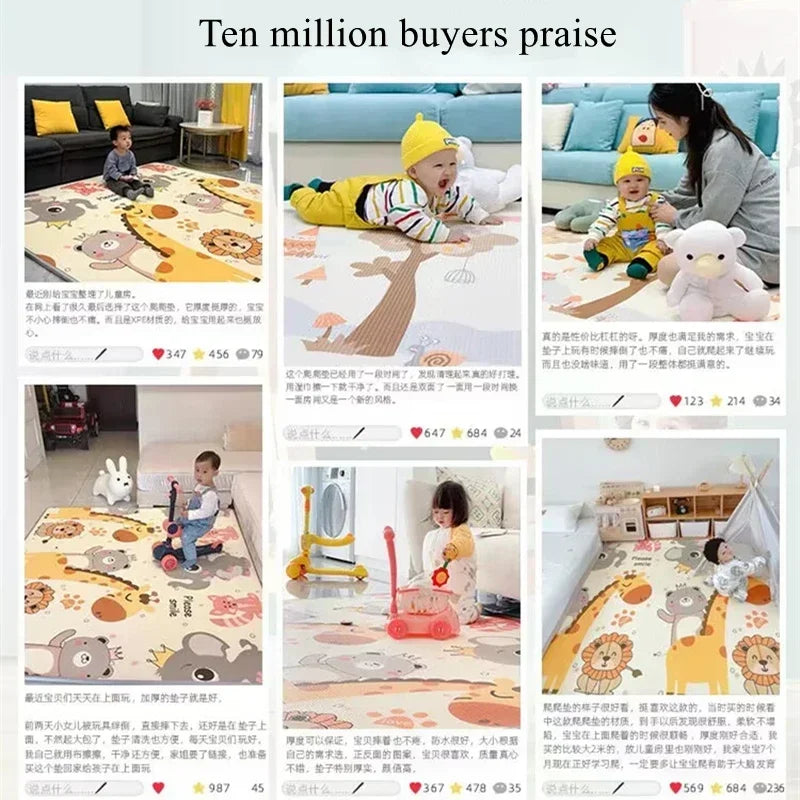 Baby Play Mat - Double sided pattern 8 180x150x1cm product view
