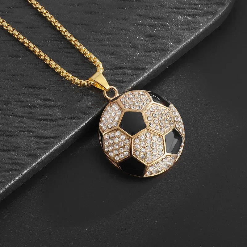 Exquisite Creative Bubble Letter Xo Inlaid White Zircon Pendant Necklace Men\\'s Fashion Casual Party Jewelry Holiday Gifts