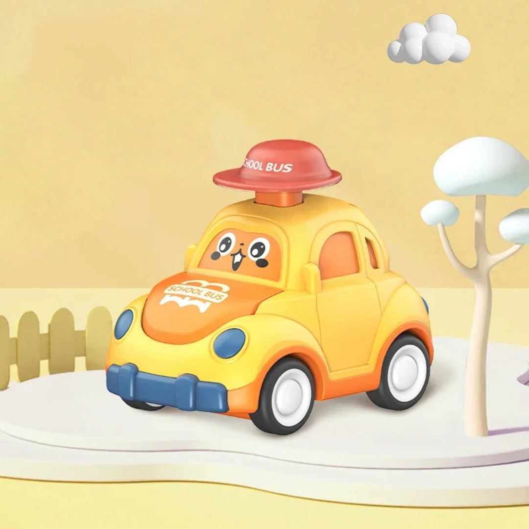 Collection of Autonomous Cars with Automatic Bump-and-Go Functionality