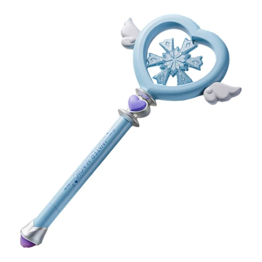 Water Park Toy 7-Hole Water Wand Love Shaped Splashing Spray Water Play Stick Handheld Pull Type Water Toys Water Play