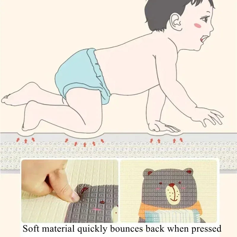 Baby Play Mat - Double sided pattern 4 180x150x1cm product view